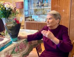 Ветеран труда отмечает 100 лет