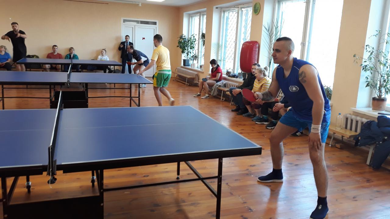 25 марта 2020 года состоялось соревнование по настольному теннису