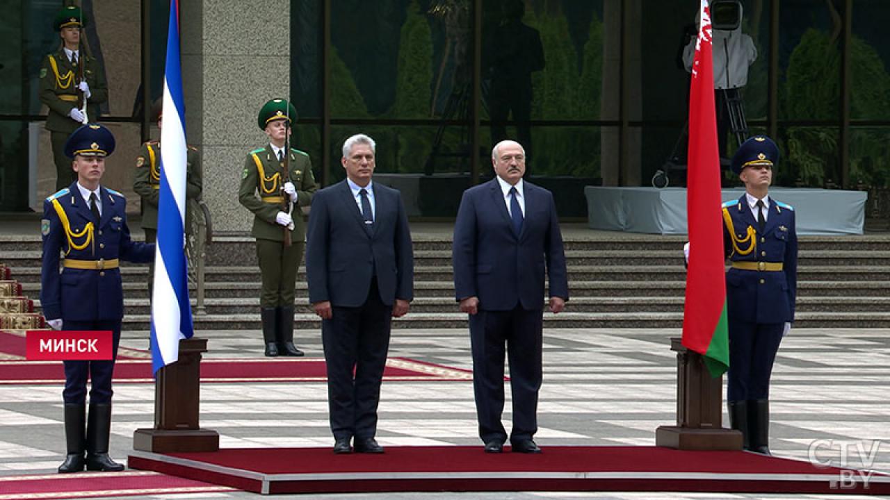 Официальный визит в Республику Беларусь Президента Республики Куба Мигеля Марио Диас-Канеля Бермудеса